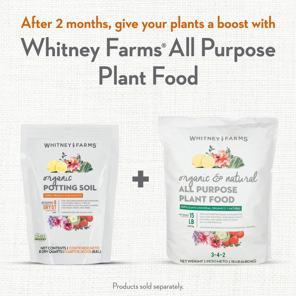 Organic Potting Soil for Container Gardens, 8 Dry Qt.