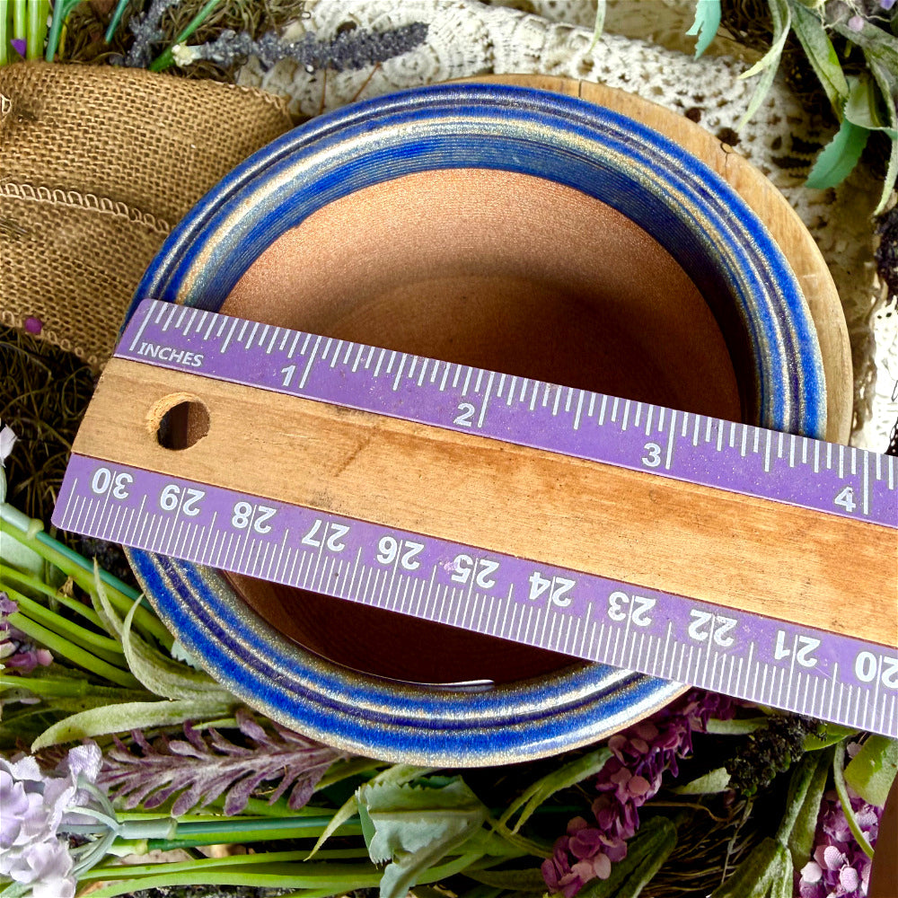 WS-0061  Unique Handmade Pottery Planter Pot - Pot Rim Diameter: ~3.5"