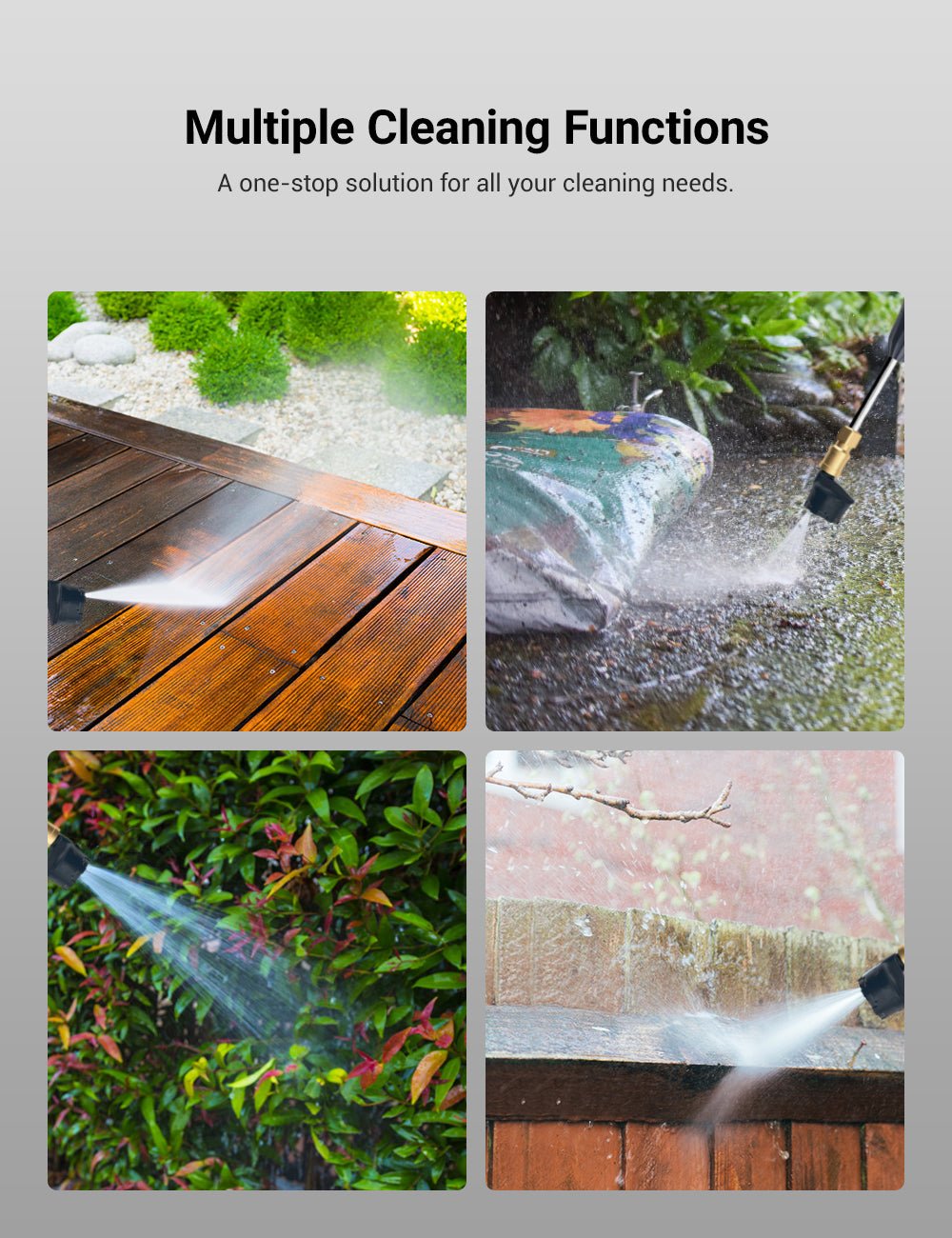 BAYU 6-in-1 Portable Car Emergency Kit | Pressure Washer + Vacuum + Jump Starter + More