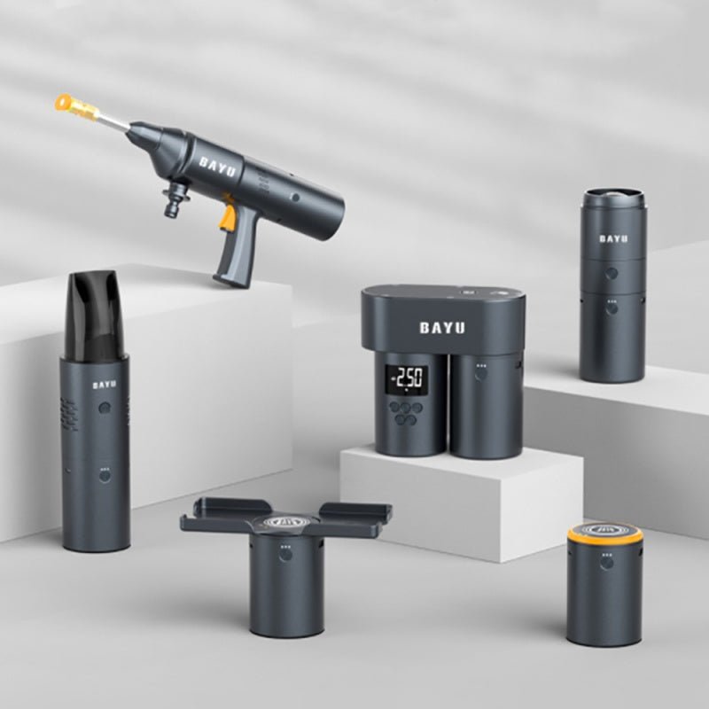 BAYU 6-in-1 Portable Car Emergency Kit | Pressure Washer + Vacuum + Jump Starter + More