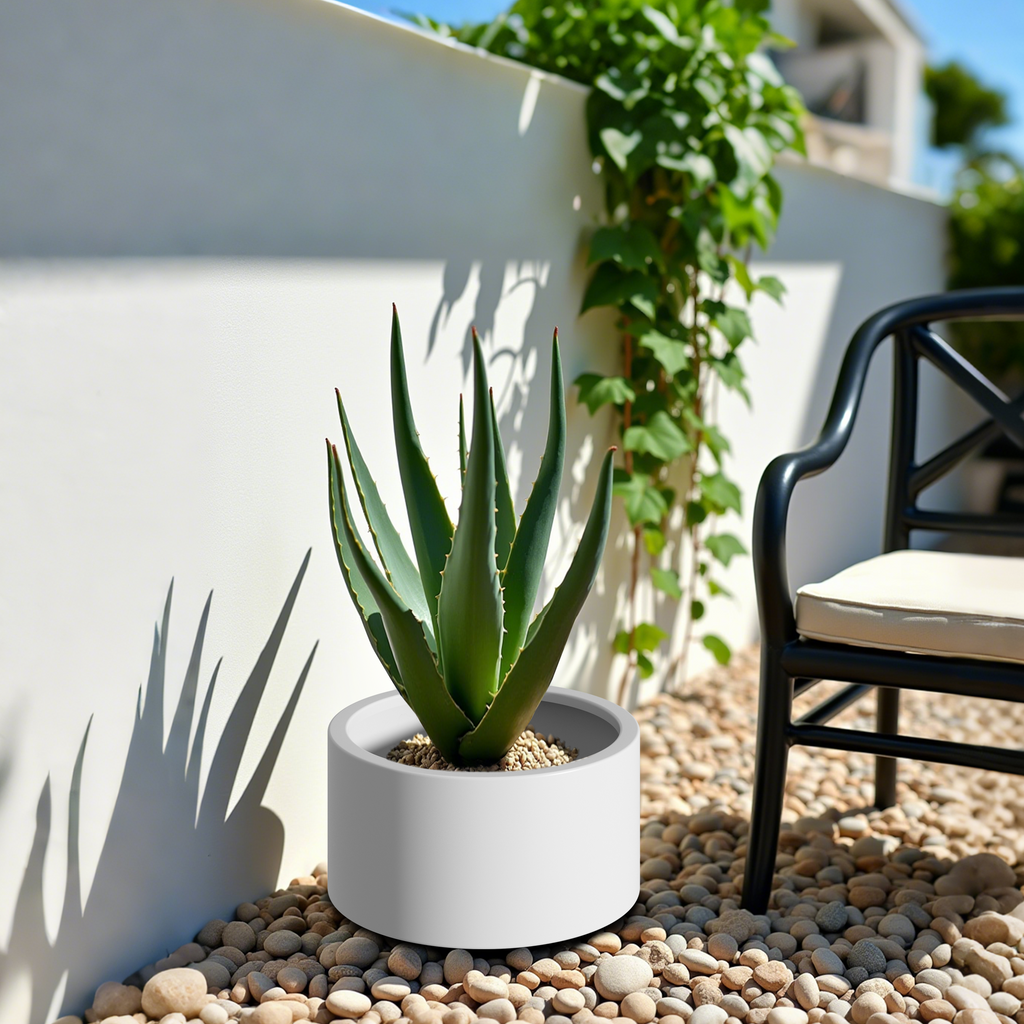 Heavy Duty Corten Steel Round Raised Garden Bed Kit – 15.5' Dia. x 12' H. – Pre-Rusted Metal Planter Box for Vegetables, Flowers, Herbs – White – Ideal for Outdoor Gardening