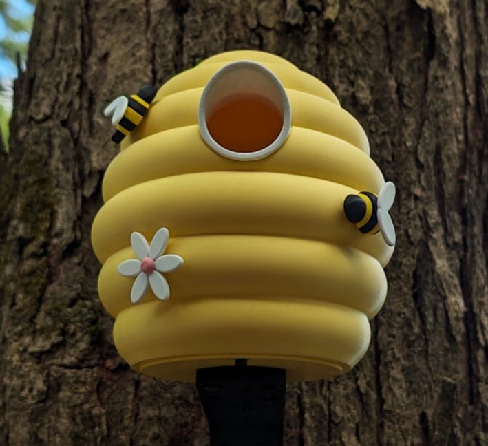 Beehive Bliss Birdhouse – Adorable Beehive Outdoor Birdhouse – Whimsical Garden Decor for Bird Lovers & Nature Fans – Fun Gag Gift for Backyard, Porch, or Garden – Weather-Resistant