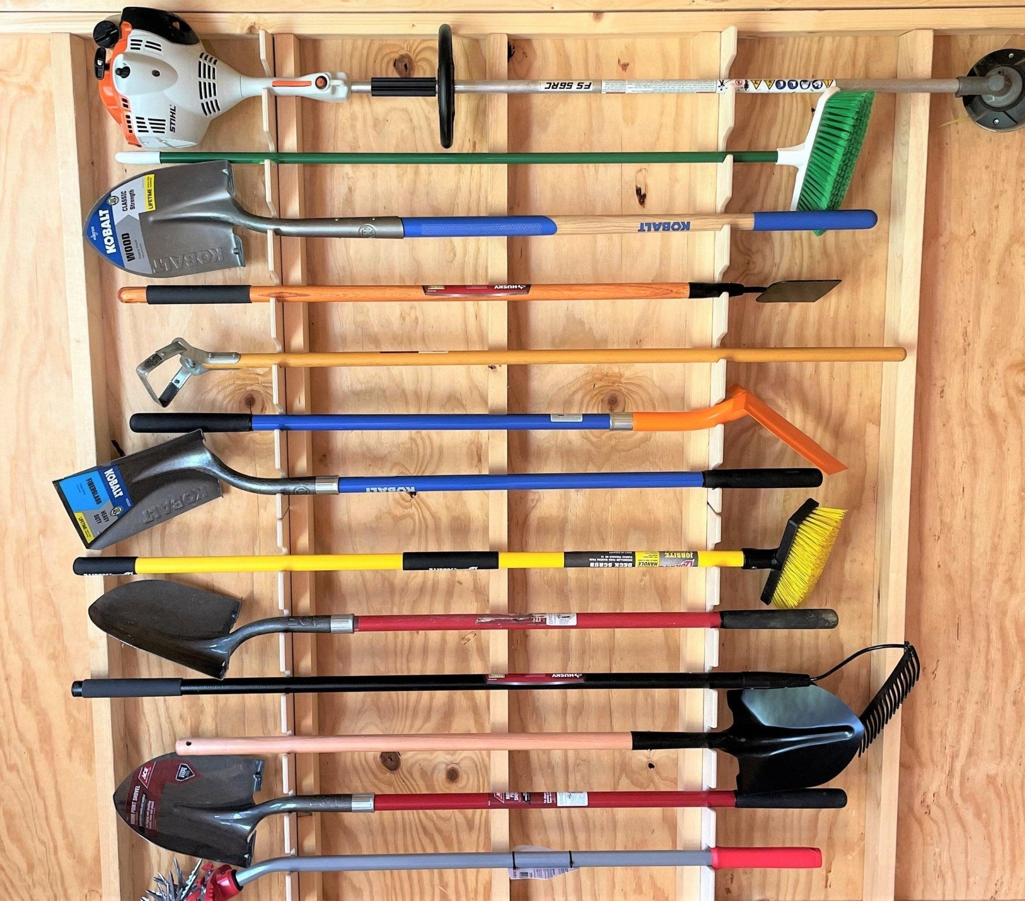 Garden Tool Organizer Rack