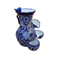 Blue & White Talavera Fountain | Floral Bird Water Feature
