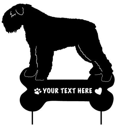 Bouvier des Flandres Garden Stake or Dog Wall Art