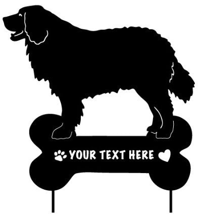 Bernese Mountain Dog Garden Stake or Wall Hanging