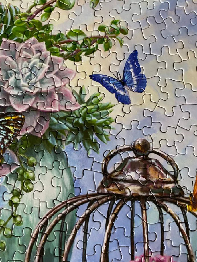 Butterfly Bliss 500 Piece Jigsaw Puzzle by Springbok Puzzles