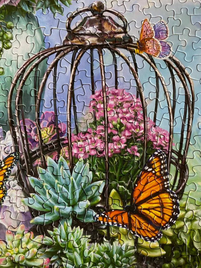 Butterfly Bliss 500 Piece Jigsaw Puzzle by Springbok Puzzles