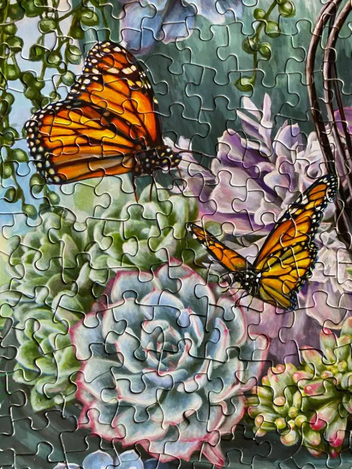 Butterfly Bliss 500 Piece Jigsaw Puzzle by Springbok Puzzles
