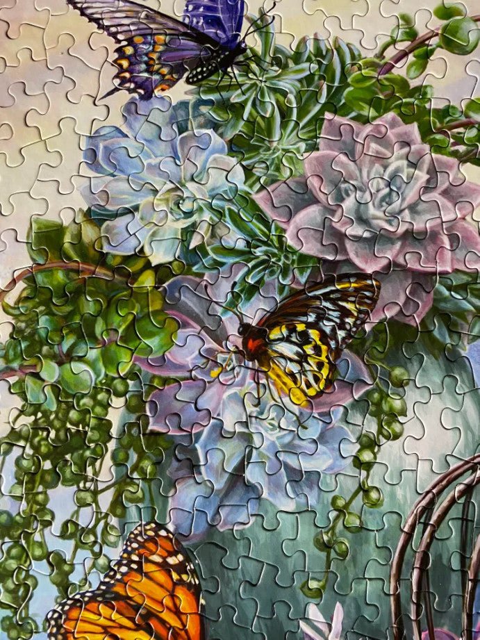 Butterfly Bliss 500 Piece Jigsaw Puzzle by Springbok Puzzles