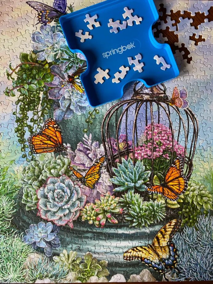 Butterfly Bliss 500 Piece Jigsaw Puzzle by Springbok Puzzles