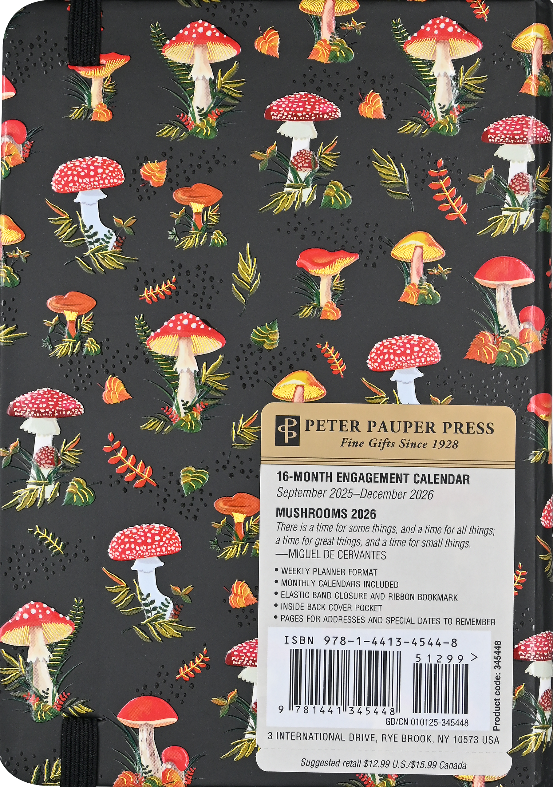 2026 Mushrooms Weekly Planner