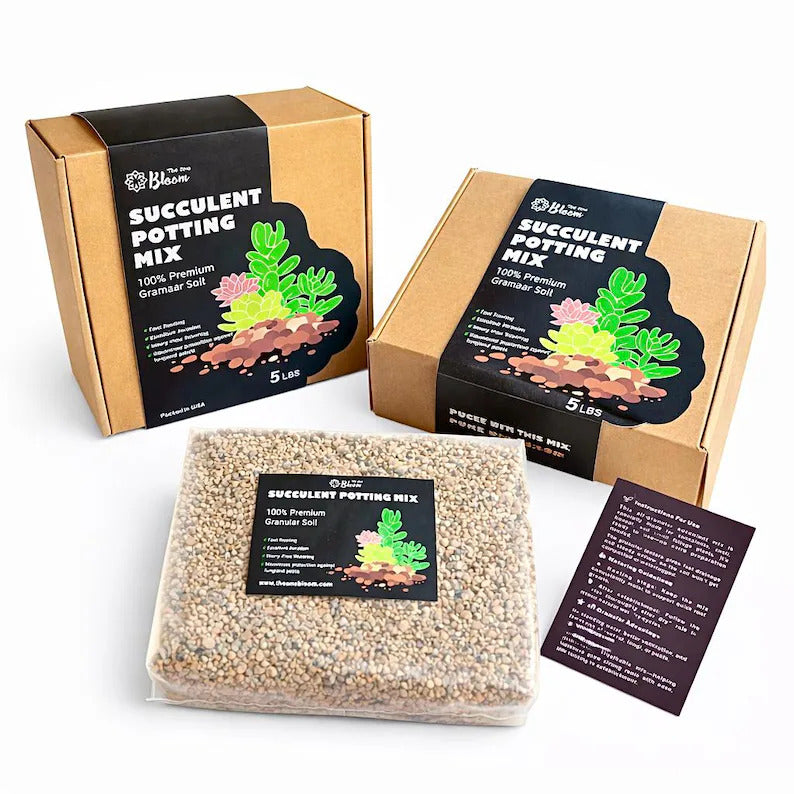 2.5 lbs / 5 lbs Premium Potting Soil for Succulents - Promotes Rapid Root Growth