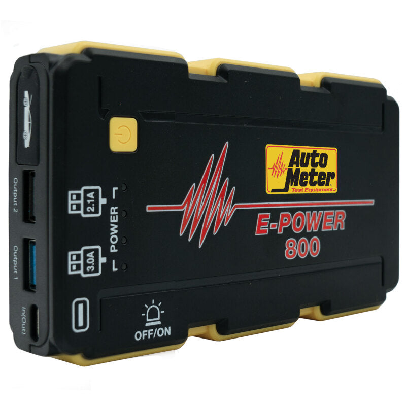 Autometer Jump Starter 12V Emergency Battery Pack 800A Peak/2220 MAH EP-800