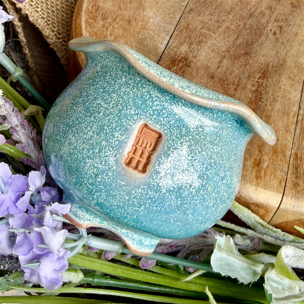 WS-0045 Modern Handmade Ceramic Planter Pot - Pot rim diameter: 1.8"