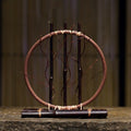 "Under the Moon" Bamboo Ikebana Flower Vessel – Wall & Altar Floral Ware