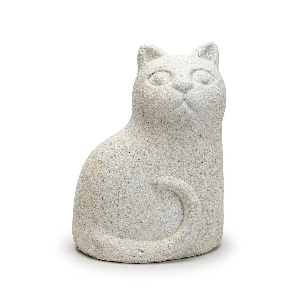 Cement Cat Garden Figure