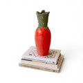 Orange Ceramic Carrot Vase