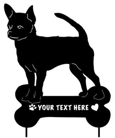 Chihuahua Garden Stake or Wall Hanging