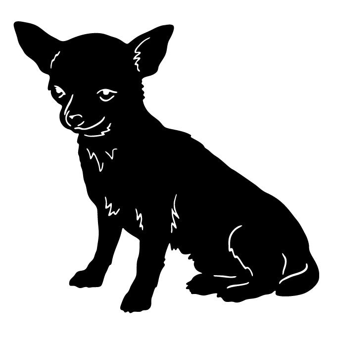 Chihuahua Garden Stake or Wall Hanging (Style 3)
