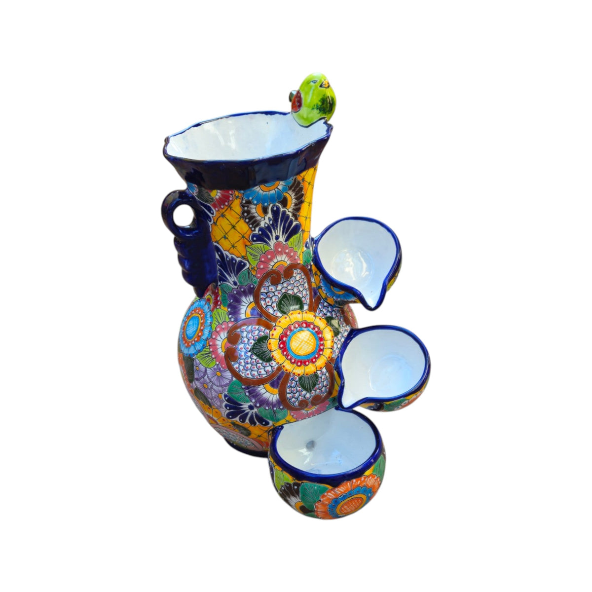 Colorful Talavera Fountain | Mexican Ceramic Water Feature