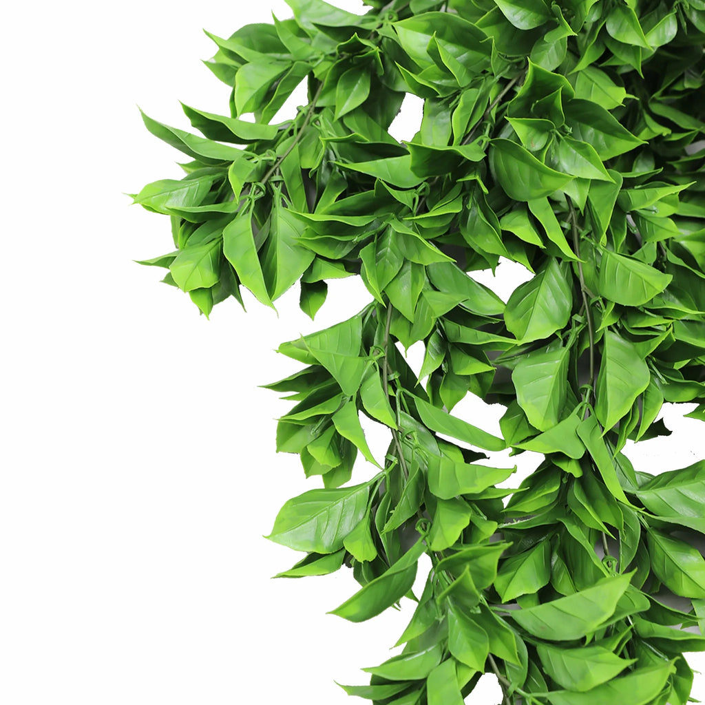 Dense Flowering Pothos Artificial Hanging Bush 10.6×28.5in – NFPA 701 Certified – UV Resistant