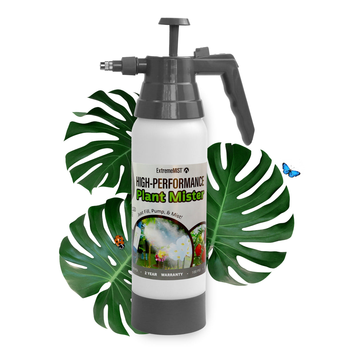 Plant Mister – Ultra-Fine High-Pressure Misting Sprayer for Houseplants, Indoor Plants & Gardens
