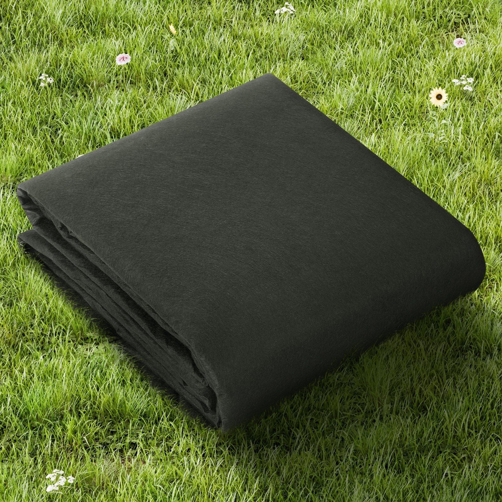 Non-Woven Geotextile Fabric 10x100FT 8OZ Ground Cover Weed Control Fabric
