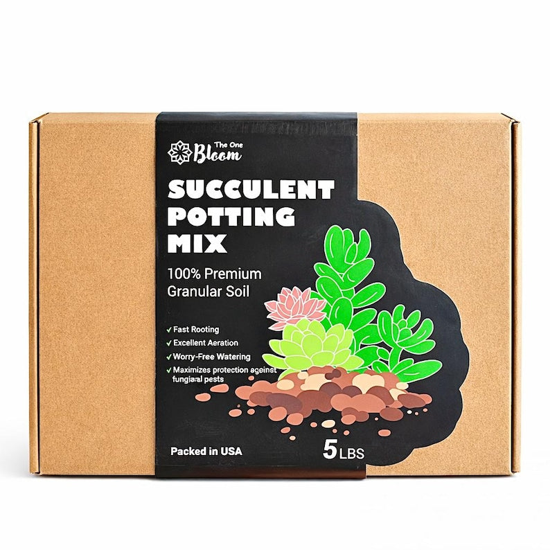 2.5 lbs / 5 lbs Premium Potting Soil for Succulents - Promotes Rapid Root Growth