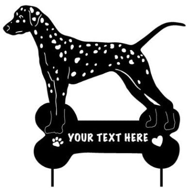 Dalmatian Garden Stake or Wall Hanging