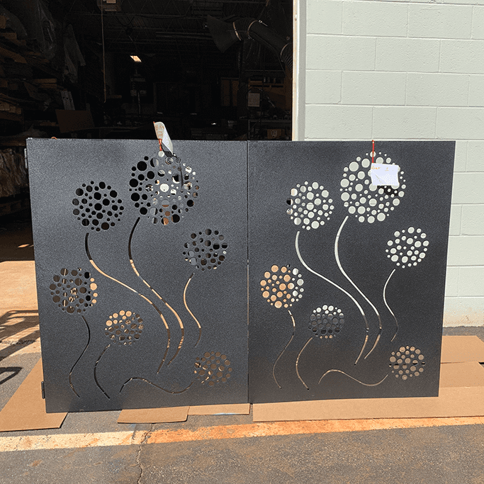 Metal Privacy Screen Panels / Wall Hanging (46" Inch)
