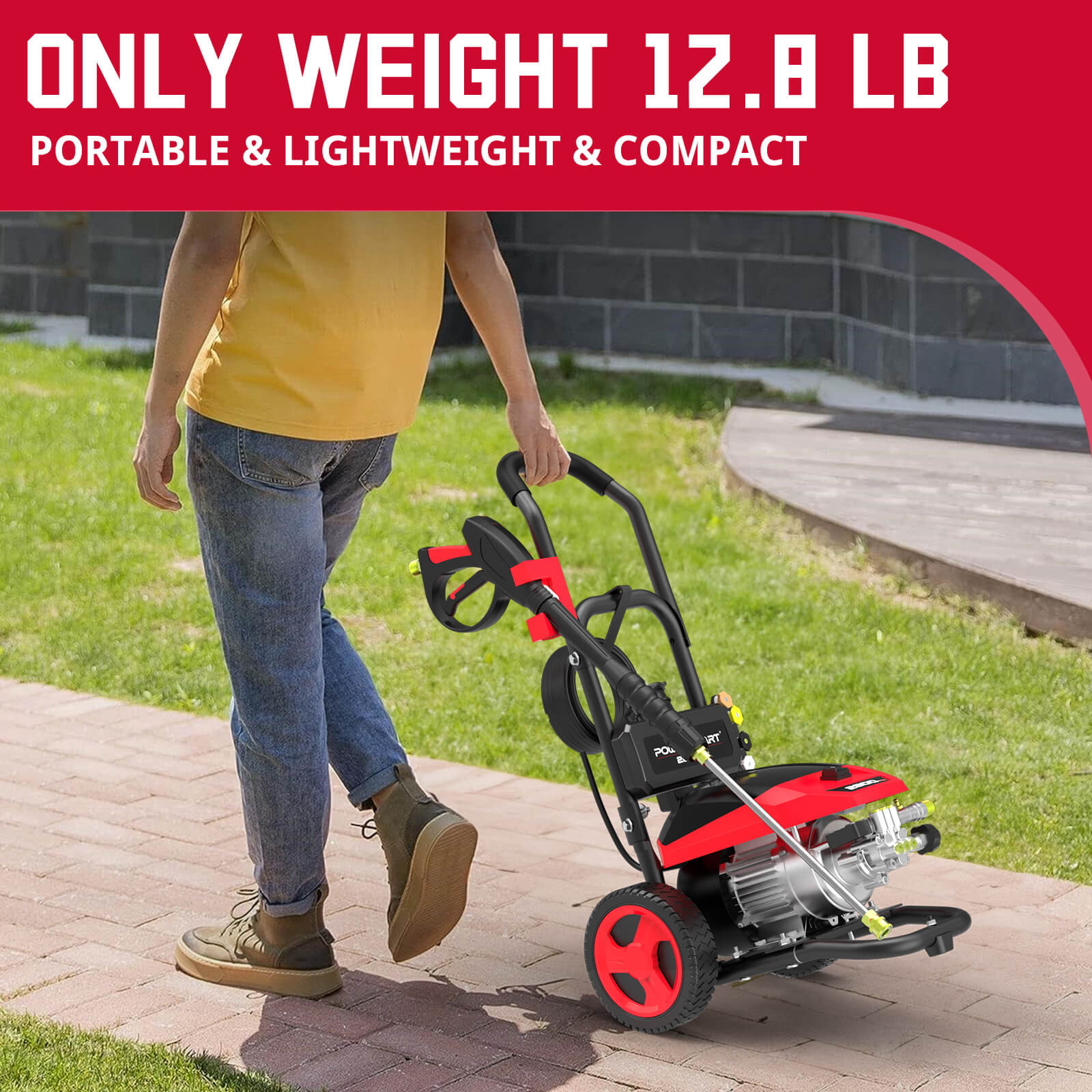 2600PSI 1.2GPM Electric Pressure Washer DB1002