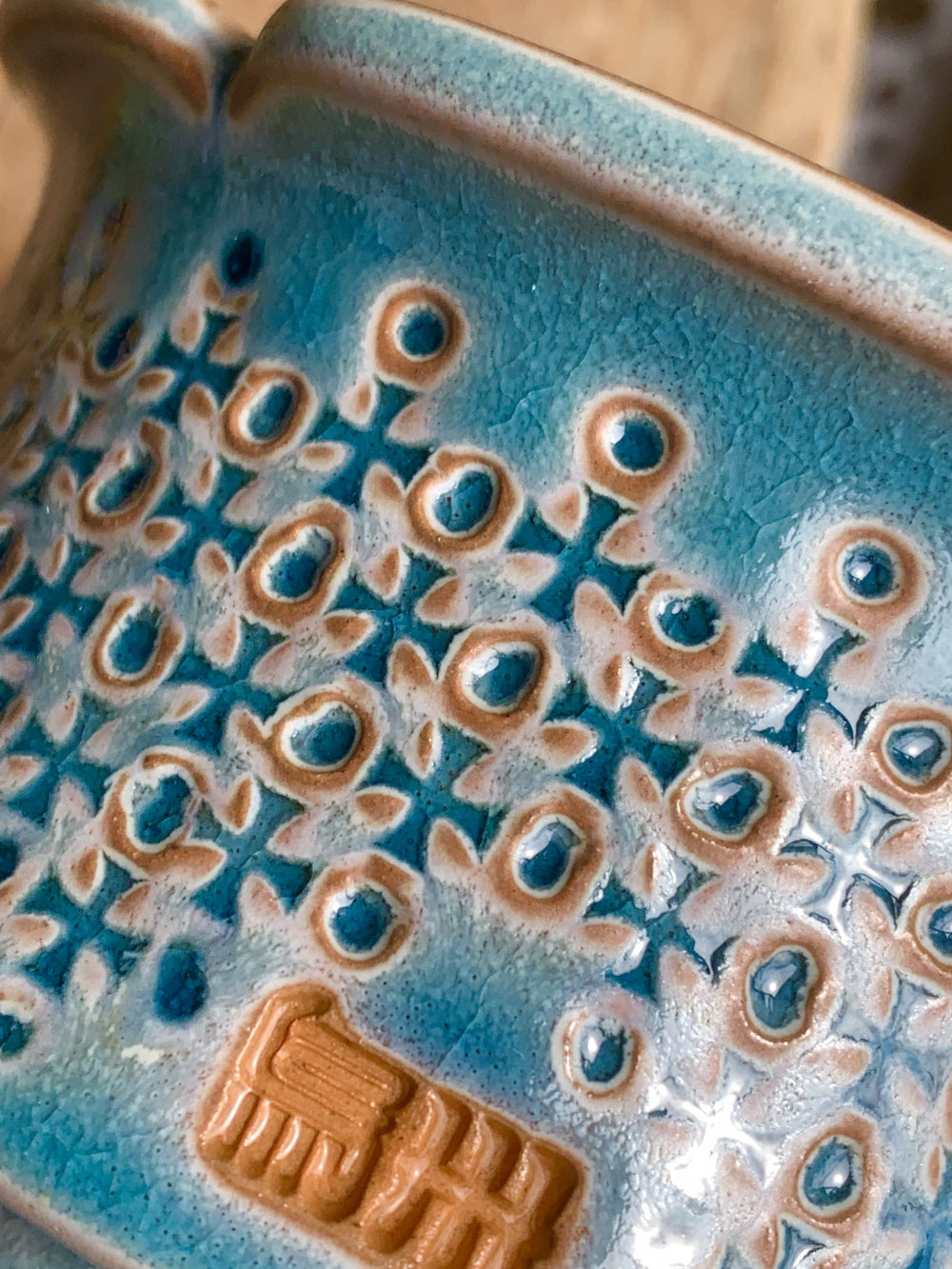 WS0029 Handmade Artisan Pottery Planter Pot - Pot rim diameter: 3"
