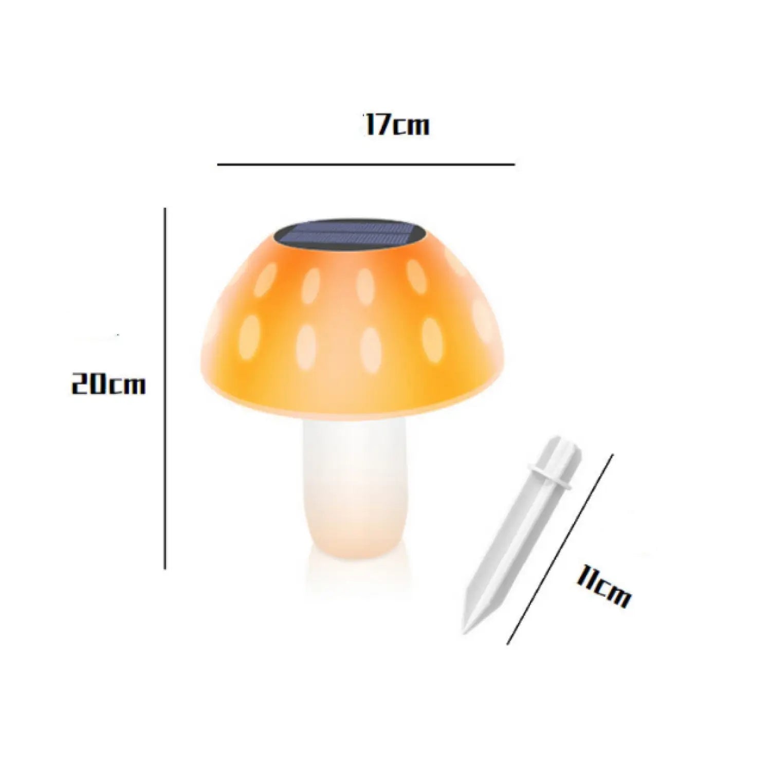Decorative Solar Mushroom Light – Perfect for Lawn and Garden