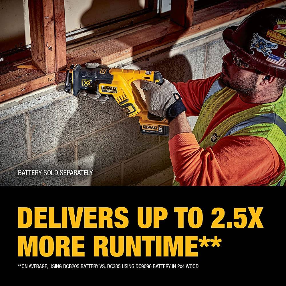 DEWALT DCS367B 20V MAX* XR Reciprocating Saw Compact (Tool Only)