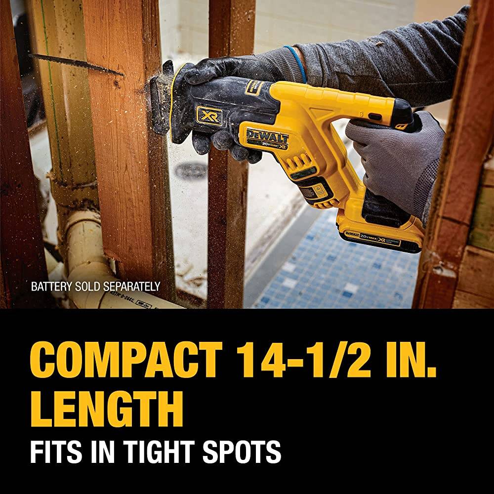 DEWALT DCS367B 20V MAX* XR Reciprocating Saw Compact (Tool Only)