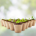 3 Inch Biodegradable Starter Pots 50 Pack for Seedlings and Plants Eco-Friendly Planting Containers
