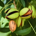 Live Pecan Seedlings – 5 Non-Rooted Cuttings for Propagation – Green Pecan Tree – Carya illinoinensis
