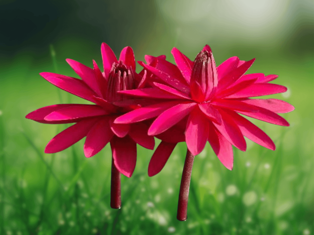 5 Seeds Nymphaea Red Flare Red Night-Blooming Tropical Water Lily