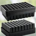 Seed Starting Tray 3-Pack, Plant Germination Trays, Black, Gardzen, Propagation Trays for Seedlings and Indoor Gardening