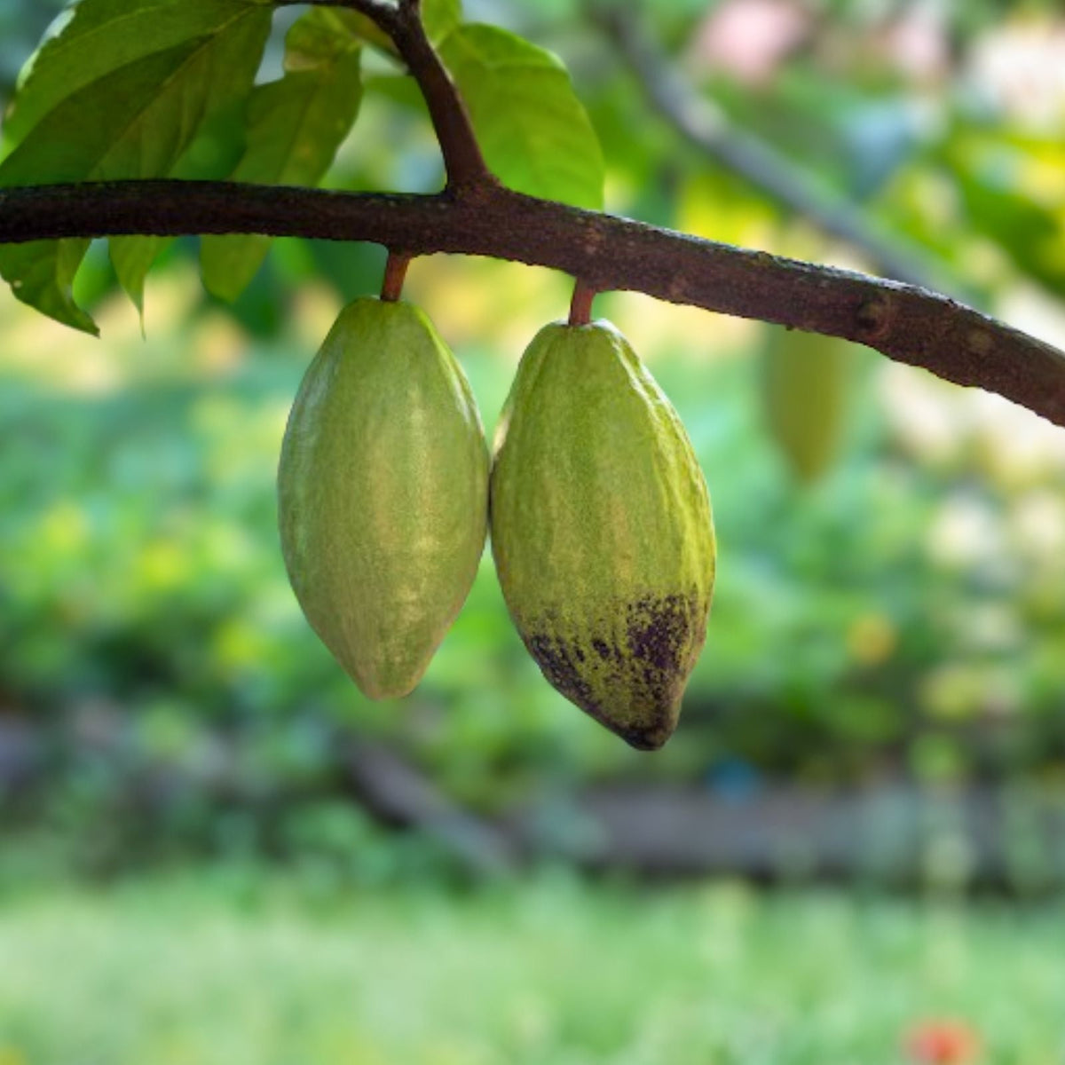 Fresh Cacao Pods 3 lbs Organic Theobroma cacao Chocolate Making Pods, Natural Harvest from Puerto Rico