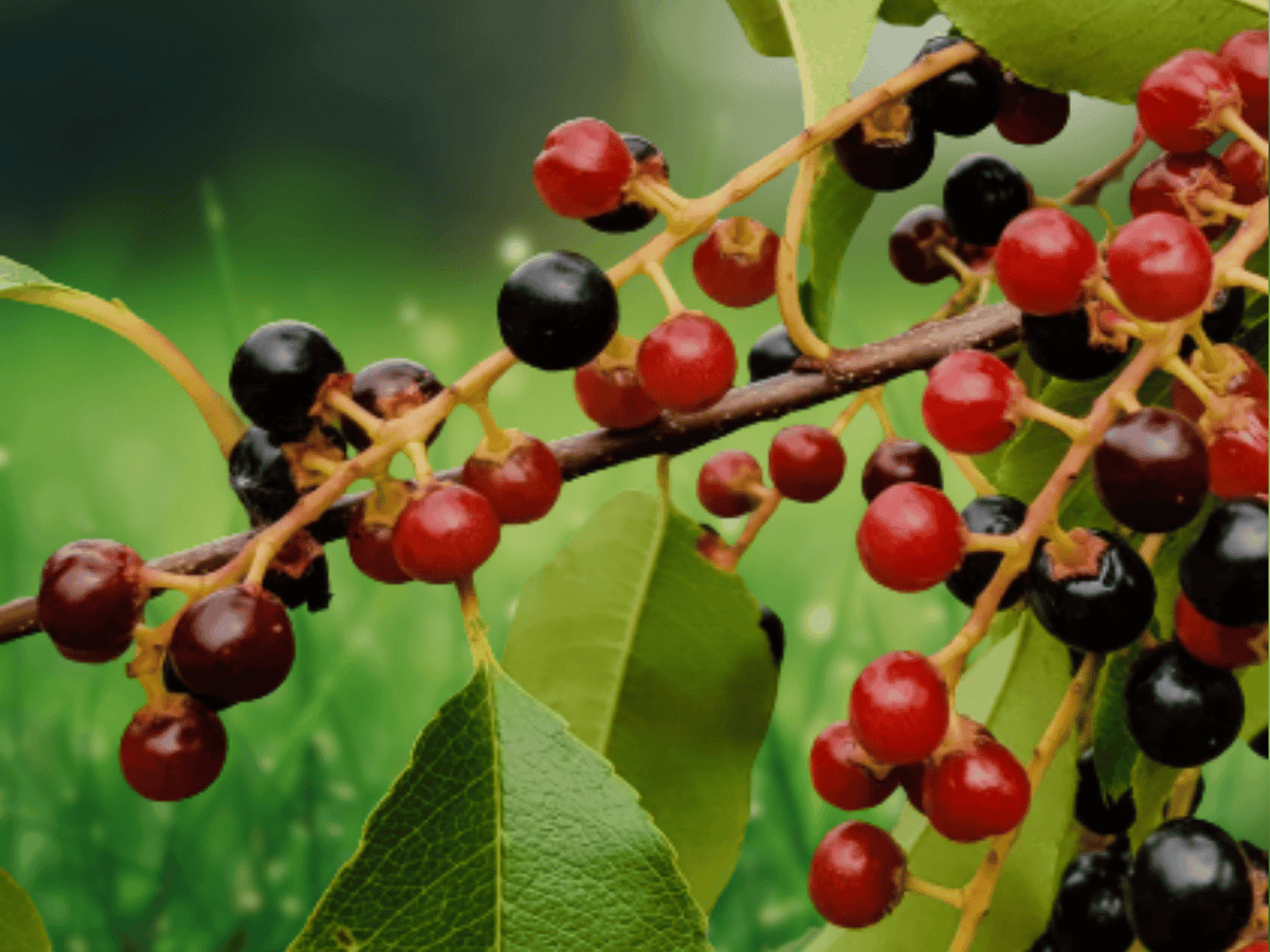1 Live Plant Black Cherry Tree 12 in Tall Prunus serotina Bare Root