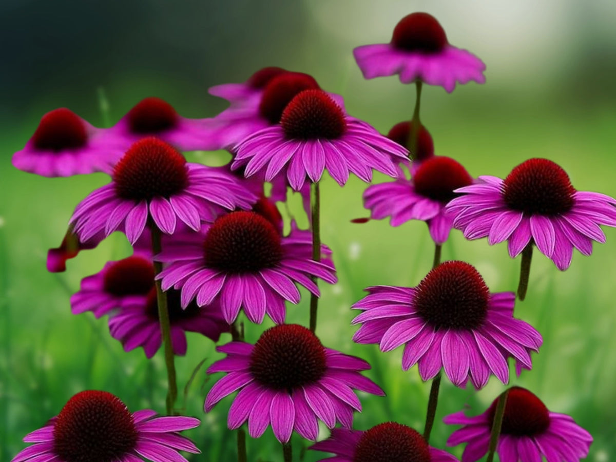 50 Seeds Purple Coneflower Echinacea purpurea Perennial Vivid Purple Blooms Hardy Easy Grow