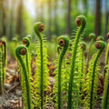Fiddlehead Fern Plant - 1 Fresh Green Matteuccia struthiopteris Indoor Garden Houseplant