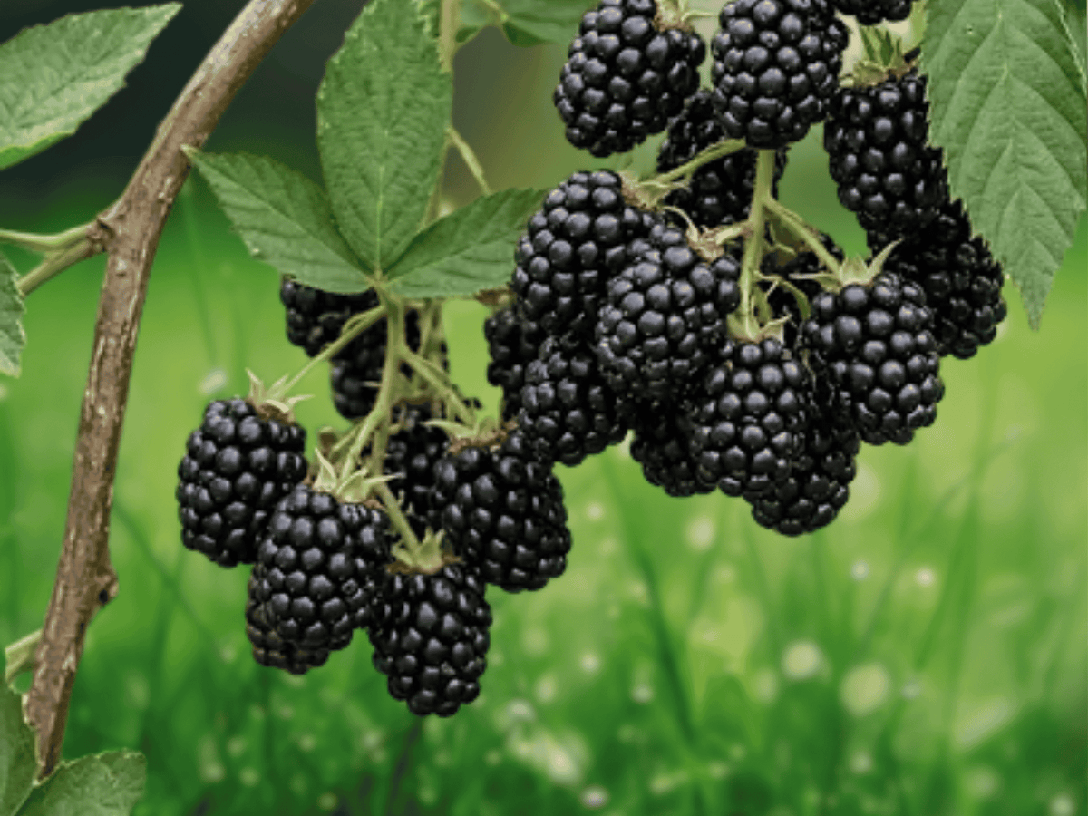 1 Live Plant Navaho Blackberry Thornless Rubus Starter Plug