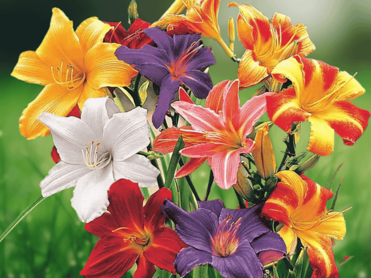 5 Seeds Hemerocallis Hybrid Mix Hardy Daylily Perennial Flower