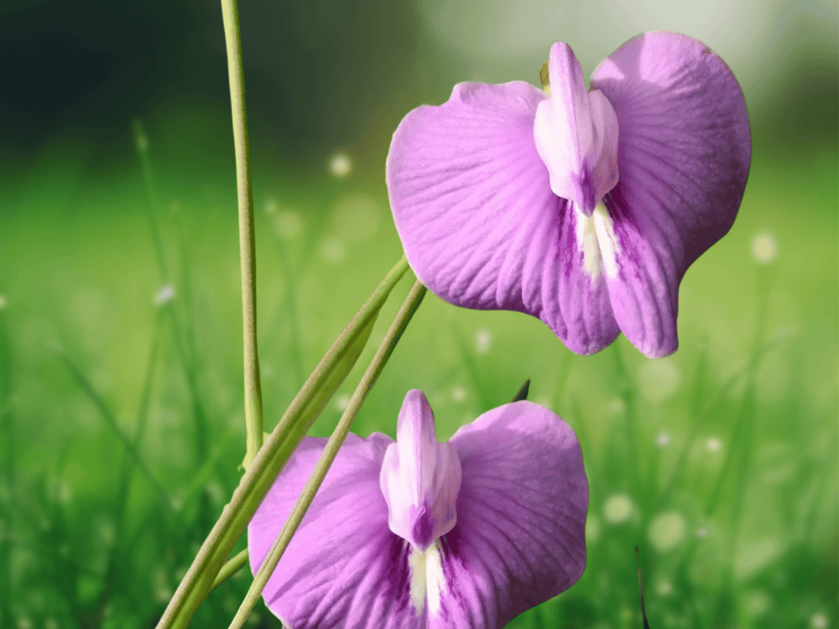 5 Seeds Pink Butterfly Pea Centrosema pubescens Climbing Flowering Vine Tropical Ornamental Legume