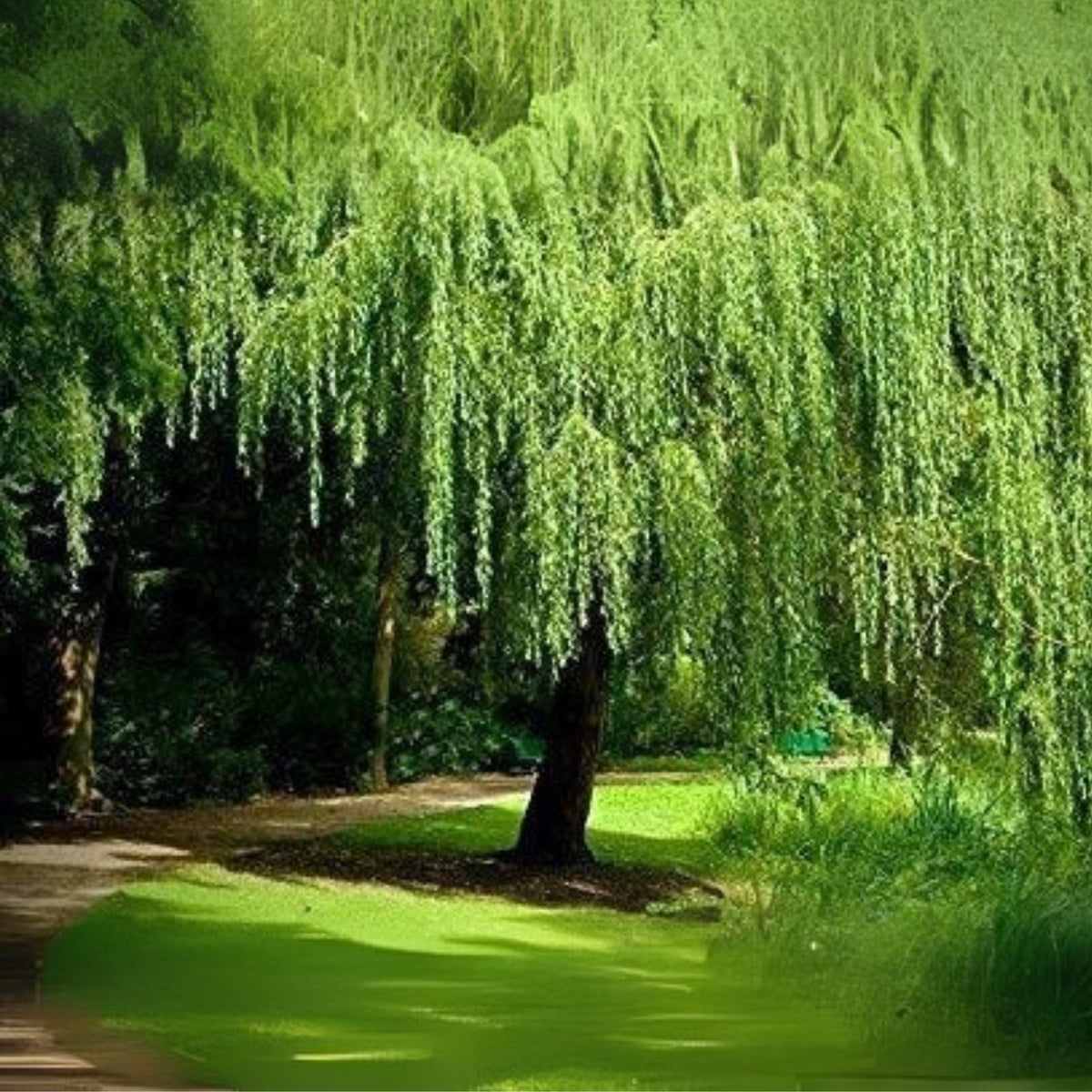 Weeping Willow Tree Cuttings - 8 Beautiful Golden Weeping - Salix babylonica - Arching Canopy for Garden Planting