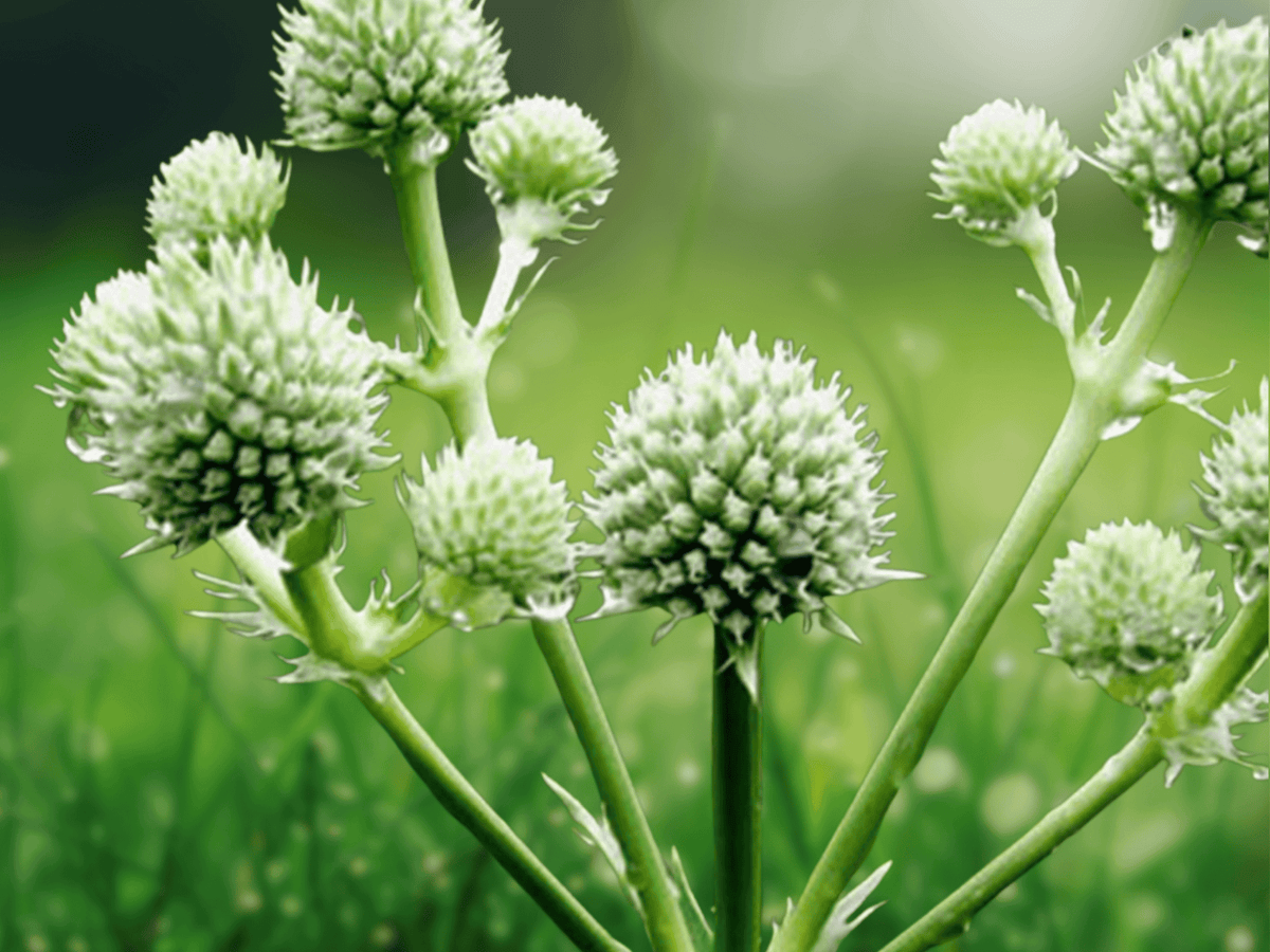 5 Seeds Eryngium yuccifolium Rattlesnake Master Perennial Wildflower