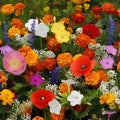 Deer Resistant Wildflower Seed Mix - 200 Seeds - Organic USA Wildflowers - Non-GMO Plant Seeds